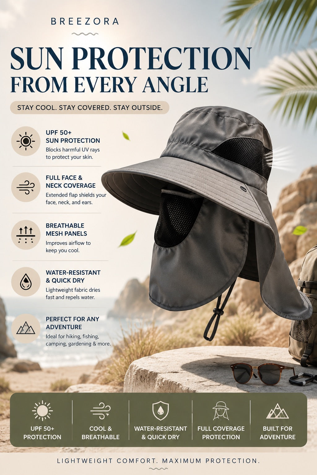 BreezeShade™ UV Protection Sun Hat